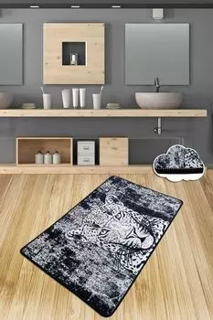 Mijolnir, Tger- CHL4516, Colorful, коврики для ванной, 700 г/м, 100% бархатная ткань, мультиколор