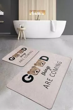 Mijolnir, Things- CHL2528, разноцветный, коврики для ванной, 700 г/м, 100% ПОЛИЭСТЕР, мультиколор