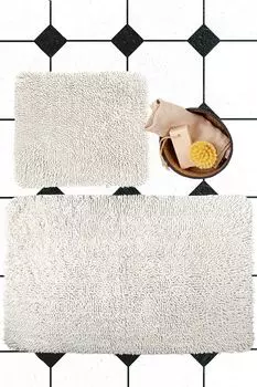 Mijolnir, Victoria- ALS2182, ECRU, коврики для ванной, 1600 г/м, 100% ХЛОПОК, бежевый