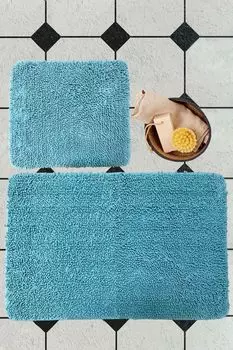 Mijolnir, Victoria- ALS2184, Светлая мята, Коврики для ванной, 1600 г/м, 100% ХЛОПОК, зеленый