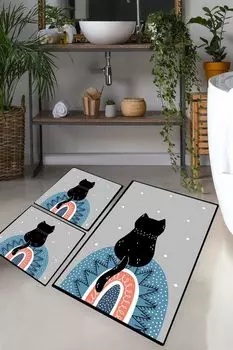 Mijolnir, Waiten, набор ковриков для ванной (3 шт.), разноцветный, 100 % ПОЛИЭСТЕР, 50 х 60 см, мультиколор