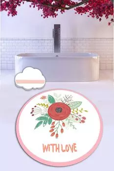 Mijolnir, With- CHL4450, разноцветный, коврики для ванной, 700 г/м, 100% бархатная ткань, мультиколор