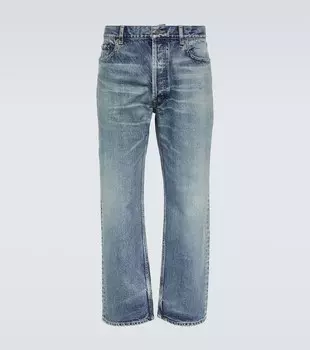 Мик прямые джинсы Saint Laurent, синий