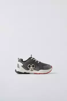 Микки маус disney кроссовки ZARA, серый