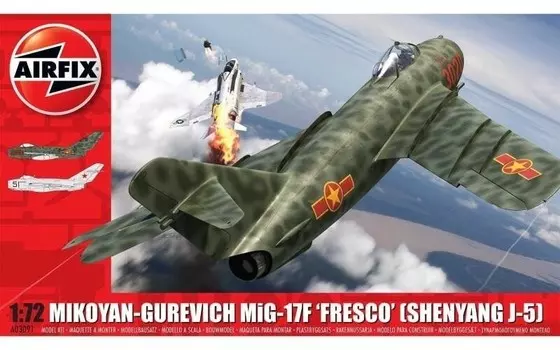 Микоян-Гуревич МиГ-17 Фресковая пластиковая модель Airfix