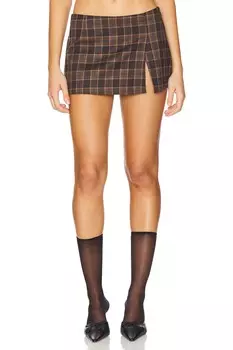 Микро мини юбка Miaou, коричневый