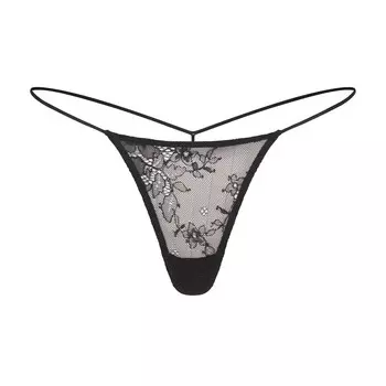 Микро стринги SKIMS, цвет onyx