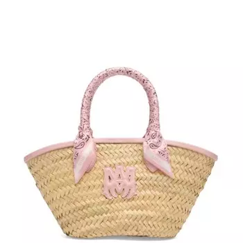 Микро-Сумка из рафии Amiri, розовый