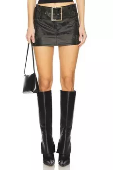 Микро-юбка Juna Superdown, black