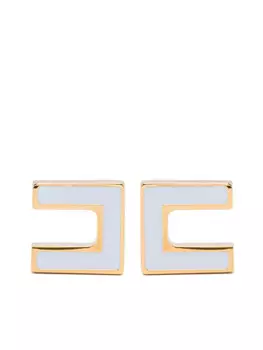 Микроэмалевые серьги Elisabetta Franchi, синий