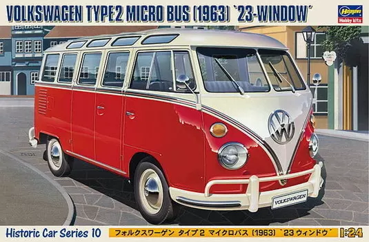 Микроавтобус Volkswagen Type 2 '63 1:24 Hasegawa HC10