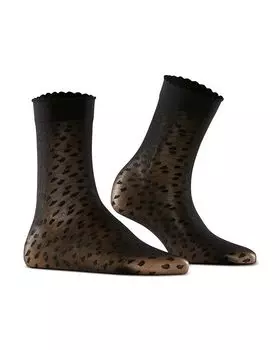 Микроцветочные носки Microbloom Falke, черный