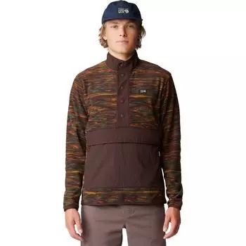 Микрофлисовая толстовка на молнии Mountain Hardwear, цвет iron oxide print