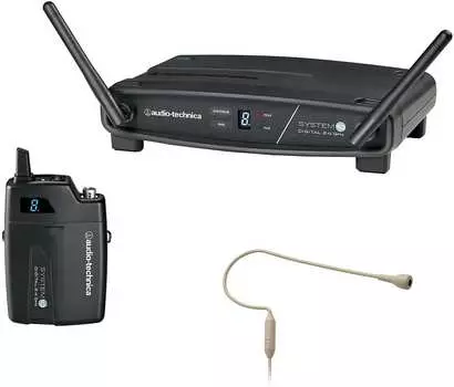 Микрофон Audio-Technica System 10 ATW-1101/H92-TH Wireless Beige Headworn Microphone System