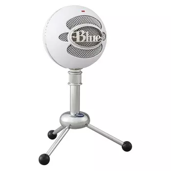 Микрофон Blue Snowball, текстурный белый