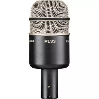 Микрофон для бас-барабана Electro-Voice PL33 Supercardioid Dynamic Microphone