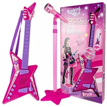Микрофон для караоке с электрогитарой для детей Inna marka