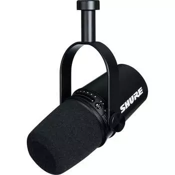 Микрофон для подкастов Shure MV7 Dynamic USB Podcast Microphone
