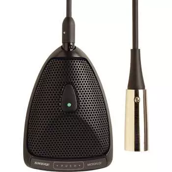 Микрофон поверхностный Shure MX393/C Microflex Cardioid Boundary Mic with 12' 3-Pin XLR Cable