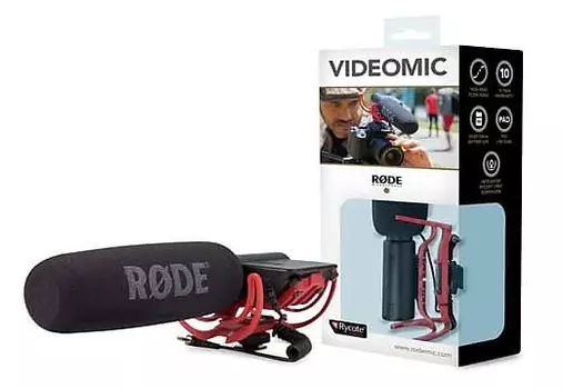 Микрофон-пушка RODE VideoMic Camera Shotgun Microphone with Rycote Lyre Suspension