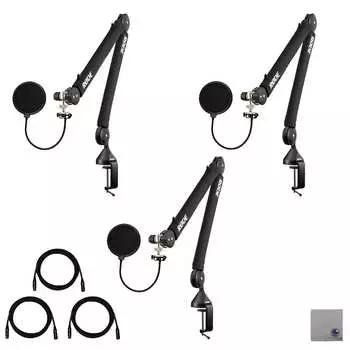 Микрофон RODE (3) PSA1+, (3) XLR, (3) Pop, Cloth