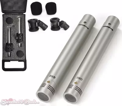Микрофон Samson C02 Small-Diaphragm Supercardioid Pencil Condenser Mics (Stereo Pair)