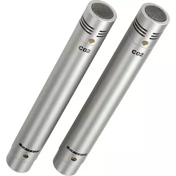 Микрофон Samson C02 Small-Diaphragm Supercardioid Pencil Condenser Mics (Stereo Pair)