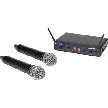 Микрофон Samson Concert 288 Dual-Channel UHF Wireless Handheld Mic System - H Band (470-518 MHz)