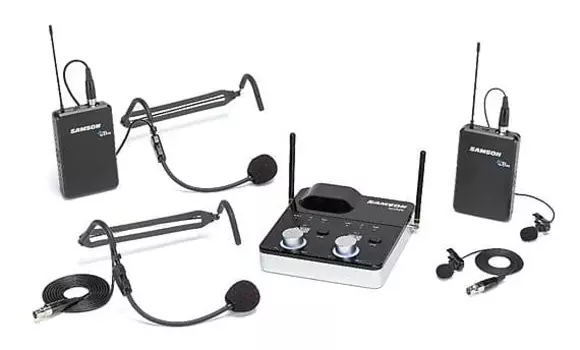 Микрофон Samson Concert 288m Dual-Channel Wireless Lavalier / Headset Microphone System (D Band)