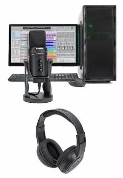 Микрофон Samson SAGM1UPRO+SASR350