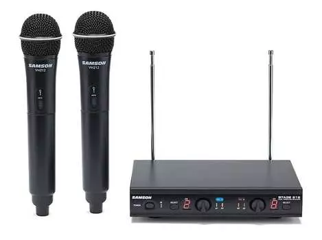 Микрофон Samson SWS212HH-E Stage 212 Dual Frequncy Wireless Handheld Microphone System - E Band (173-198 MHz)