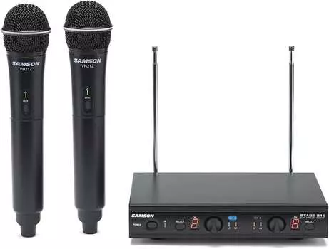 Микрофон Samson SWS212HH-E Stage 212 Dual Frequncy Wireless Handheld Microphone System - E Band (173-198 MHz)