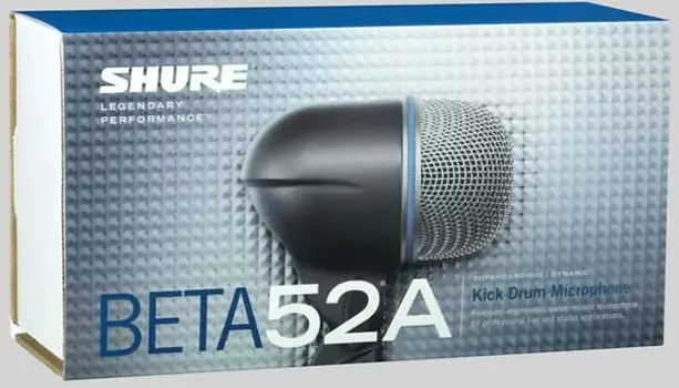 Микрофон Shure BETA 52A Supercardioid Dynamic Bass Drum Microphone