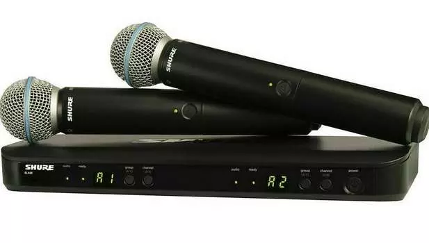 Микрофон Shure BLX288/B58 H10 Wireless Handheld Microphone w Beta 58A Capsules 542-572MHz