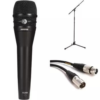 Микрофон Shure KSM8B Handheld Microphone with Stand and Cable - Black
