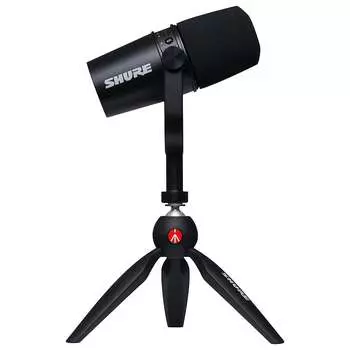 Микрофон Shure MV7-K-BNDL Dynamic USB Microphone Podcast Bundle