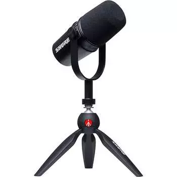Микрофон Shure MV7-K-BNDL Dynamic USB Microphone Podcast Bundle