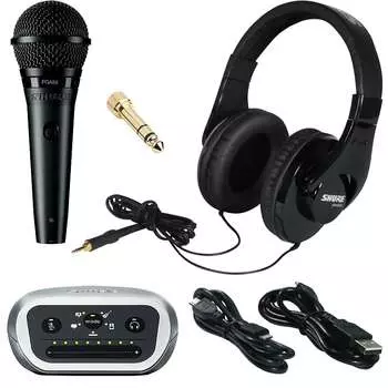 Микрофон Shure Shure Digital Recording Kit w PGA58 Cardioid Dynamic Microphone & MVi Interface