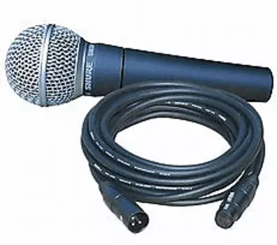 Микрофон Shure SM58 Handheld Cardioid Dynamic Microphone