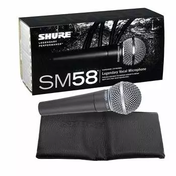 Микрофон Shure SM58 Handheld Cardioid Dynamic Microphone