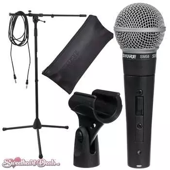 Микрофон Shure SM58S Handheld Cardioid Dynamic Microphone with On / Off Switch