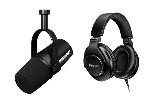 Микрофон Shure SRH440A+MV7X