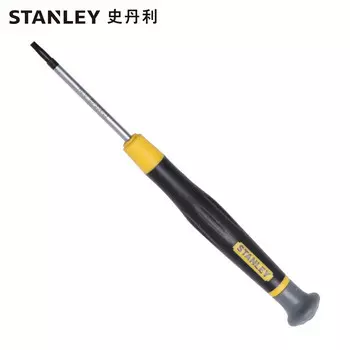Микроотвертка Stanley, 6 угловая, внутренняя шестигранная отвертка H2,0x45 мм, шестиугольная микроотвертка, внутренняя, 6 углов, 66-354-23