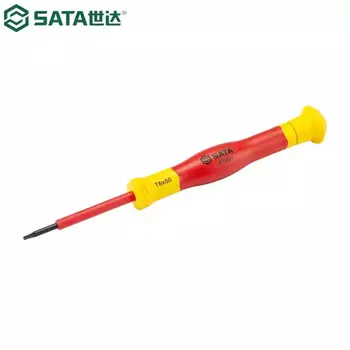 Микроотвертка в форме цветка со звездой VDE T6x50MM 63901 SATA