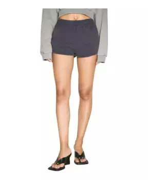 Микрошорты из хлопкового флиса Entire Studios, фиолетовый