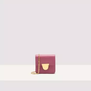 Микросумка из зерненой кожи Coccinelle EVER, розовый