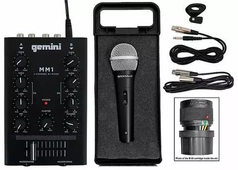 Микшер Gemini MM1+RMC-XLR