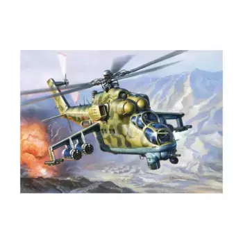 МИЛ МИ-24 Хинд Э, Modern Miniatures - Tanks & Vehicles (1:72) (Zvezda)