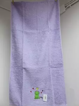 MILA 50168 - Полотенце - Лягушка - поцелуй меня, фиолетовый