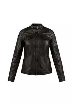 Мила кожаная куртка 7eleven, черный